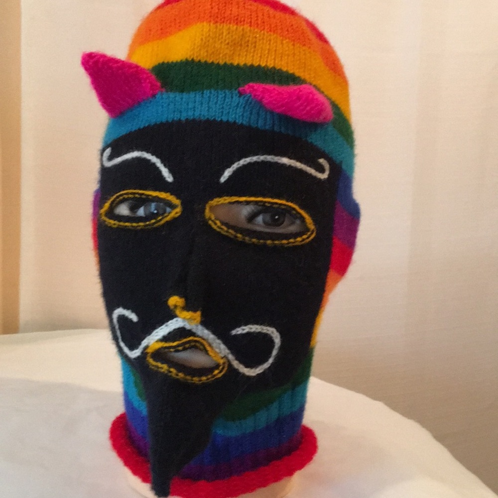 Handmade Wool Blend  Face mask/beanie